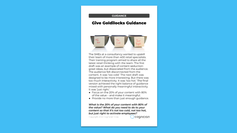 Activation Catalyst | Give Goldilocks Guidance_b