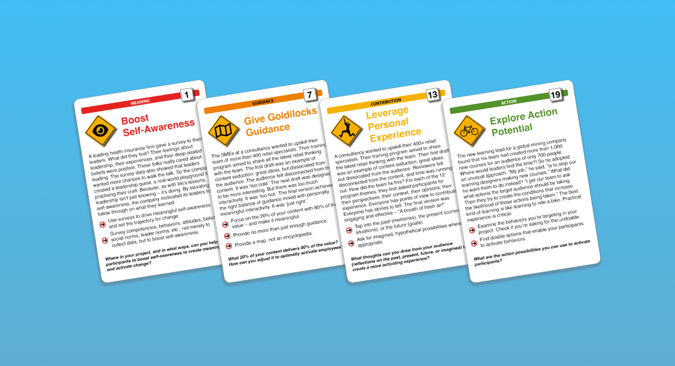 Change Hearts, Minds, and Habits with Our Activation Tactics Cards